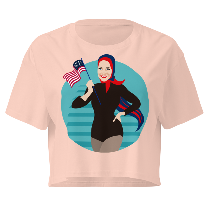 Staunch (Crop Top) - Pale Pink