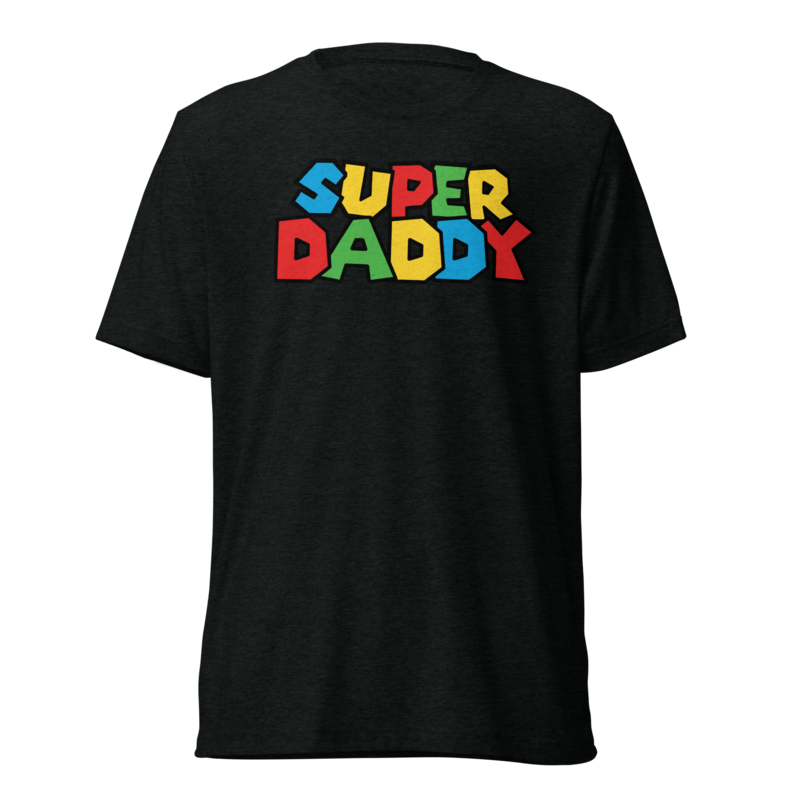 Super Daddy (Triblend) - Solid Black Triblend