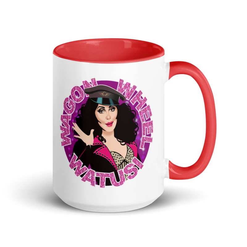 Wagon Wheel Watusi (Mug) - Red