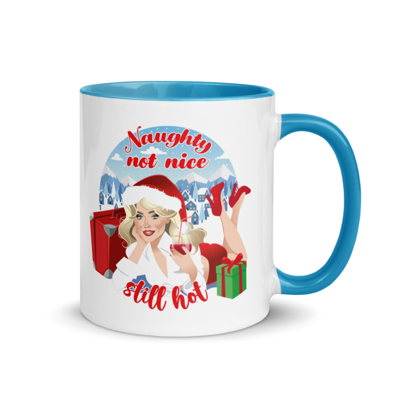 Naughty Not Nice (Mug) - Blue