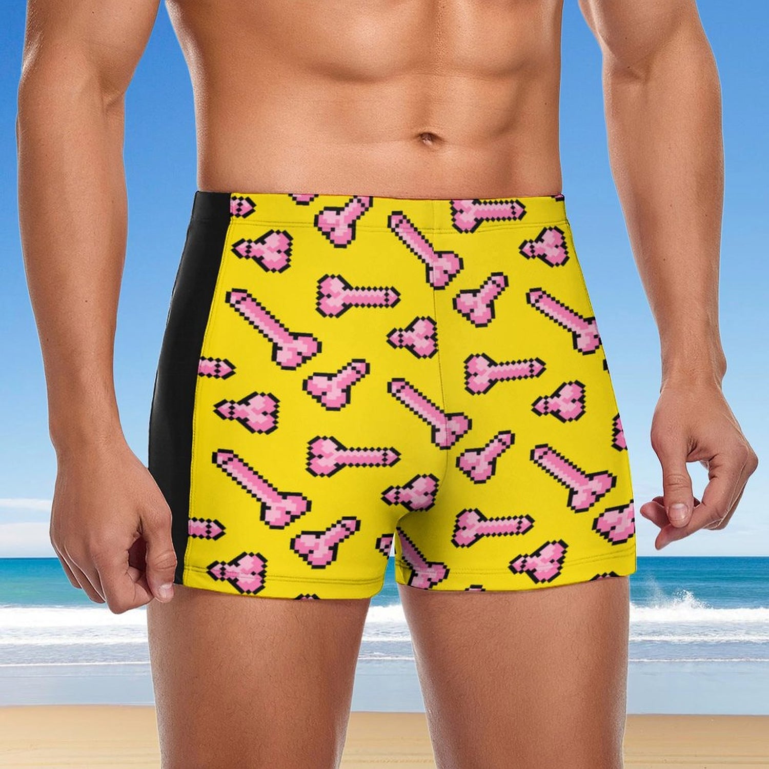 8bit Score (Square Cut Trunks)-Square Cut Trunks-Swish Embassy