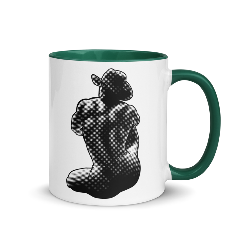 Bikini Cowboy (Mug) - Dark Green