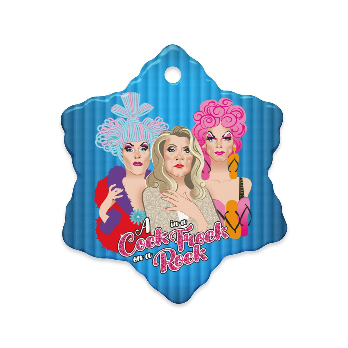 A Frock On A Rock (Ceramic ornament)-Swish Embassy