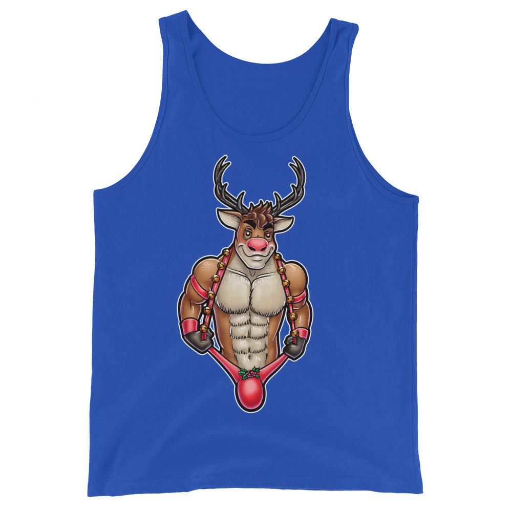 All the Reindeer Loved Him (Tank Top)-Christmas Tank Tops-Swish Embassy