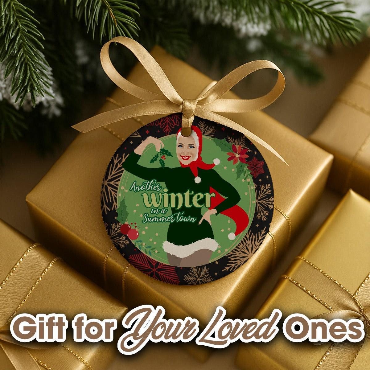 Another Winter in a Summer Town (Ceramic Holiday Keepsake)-Ceramic Holiday Keepsake-Swish Embassy
