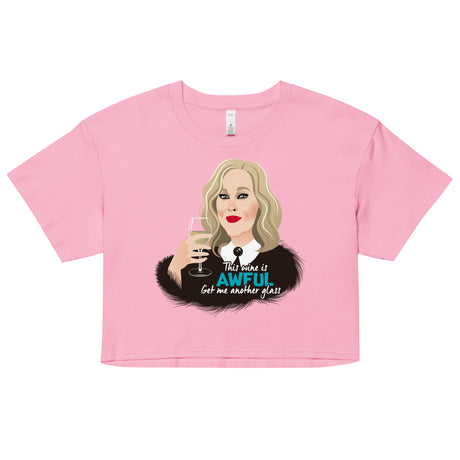 Awful Wine (Crop Top)-Crop Top-Swish Embassy