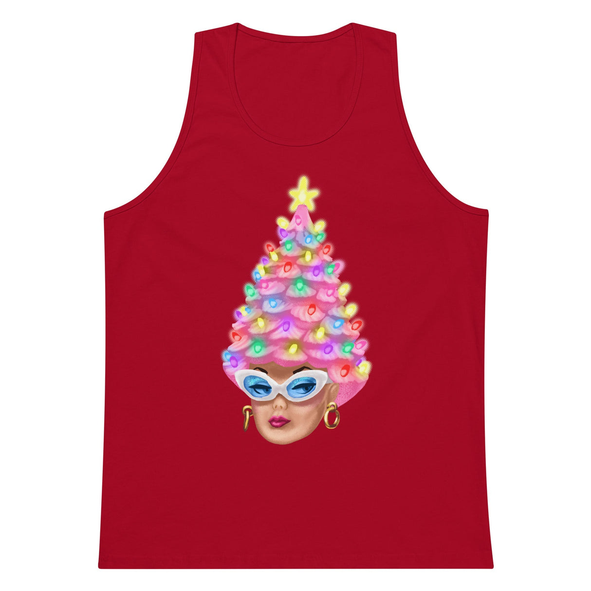 BarbenTree (Tank Top)-Christmas Tank Tops-Swish Embassy