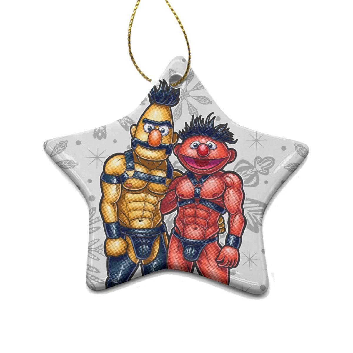 Bathtub Buddies (Ceramic Holiday Keepsake)-Ceramic Holiday Keepsake-Swish Embassy