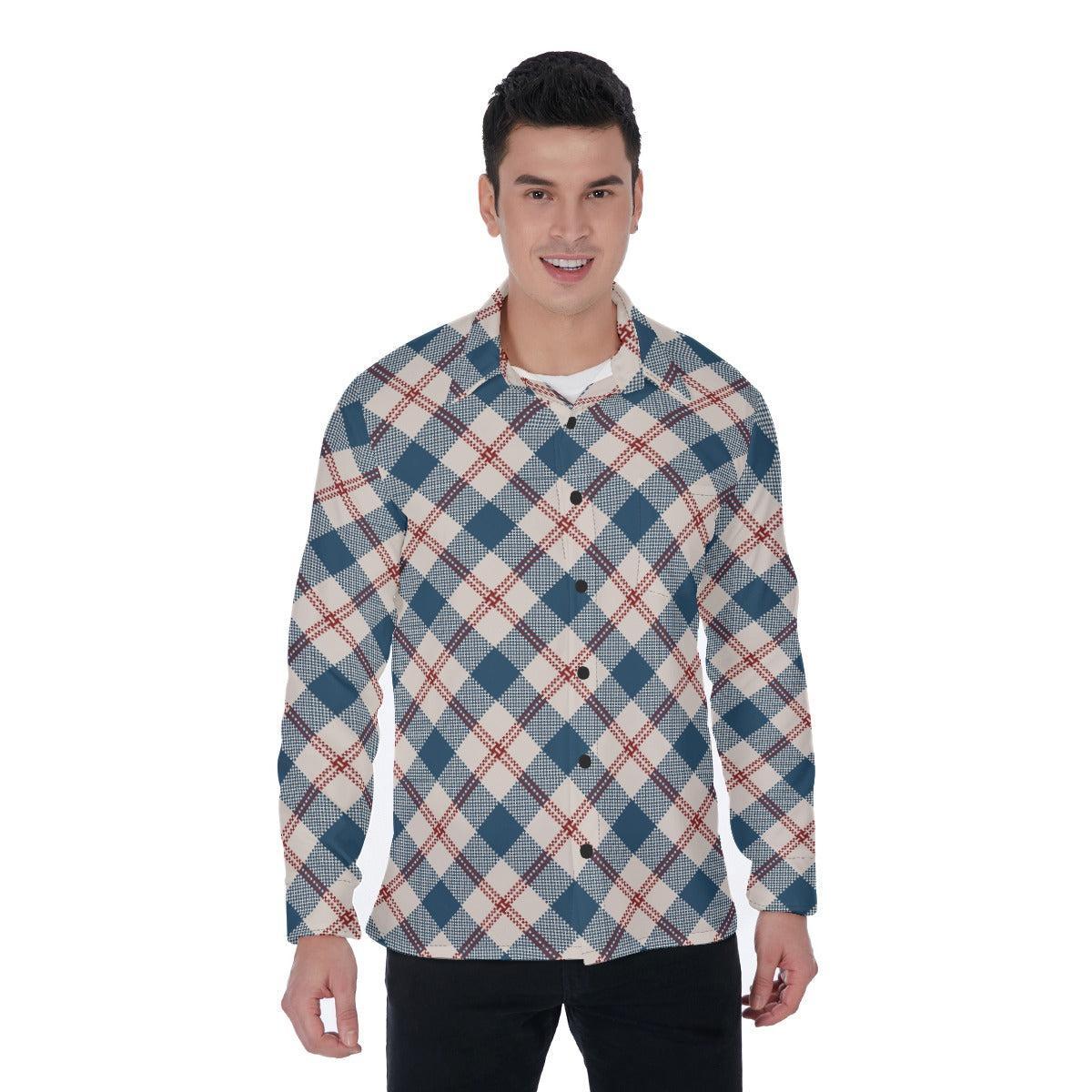 Boy Next Door (Long Sleeve Button Shirt)-Long Sleeve Button Shirts-Swish Embassy