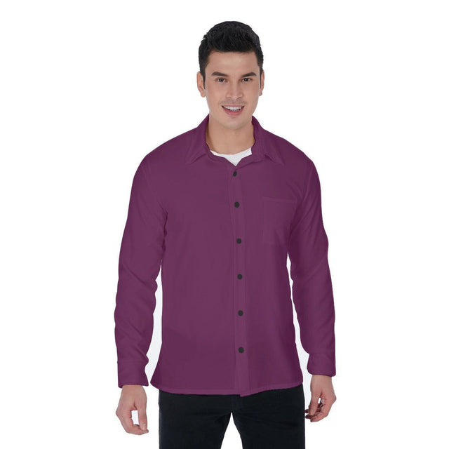 Cabernet Daddy (Long Sleeve Button Shirt)-Long Sleeve Button Shirts-Swish Embassy