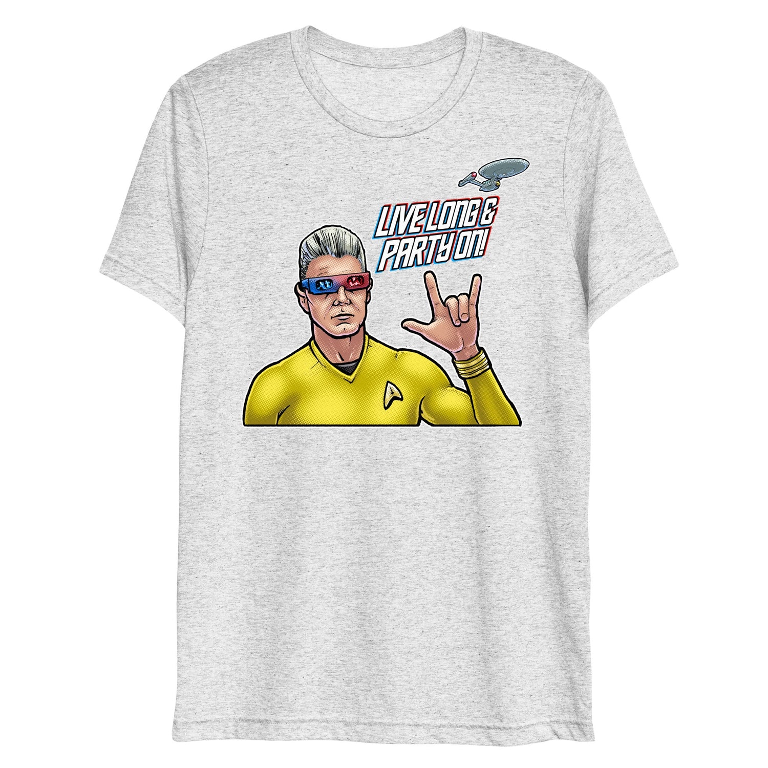 Captain Daddy (Triblend)-Triblend T-Shirt-Swish Embassy