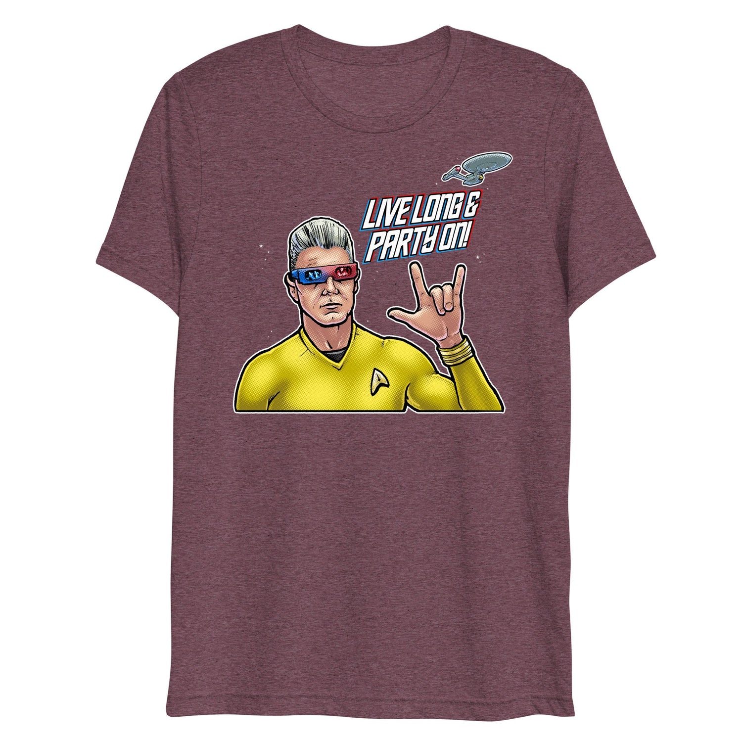 Captain Daddy (Triblend)-Triblend T-Shirt-Swish Embassy