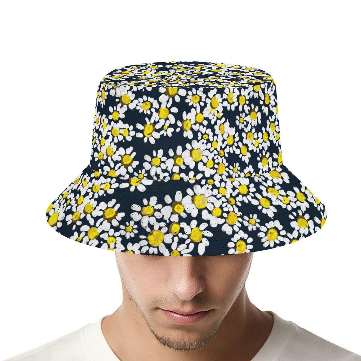 Daisies (Allover Bucket Hat)-Allover Bucket Hat-Swish Embassy