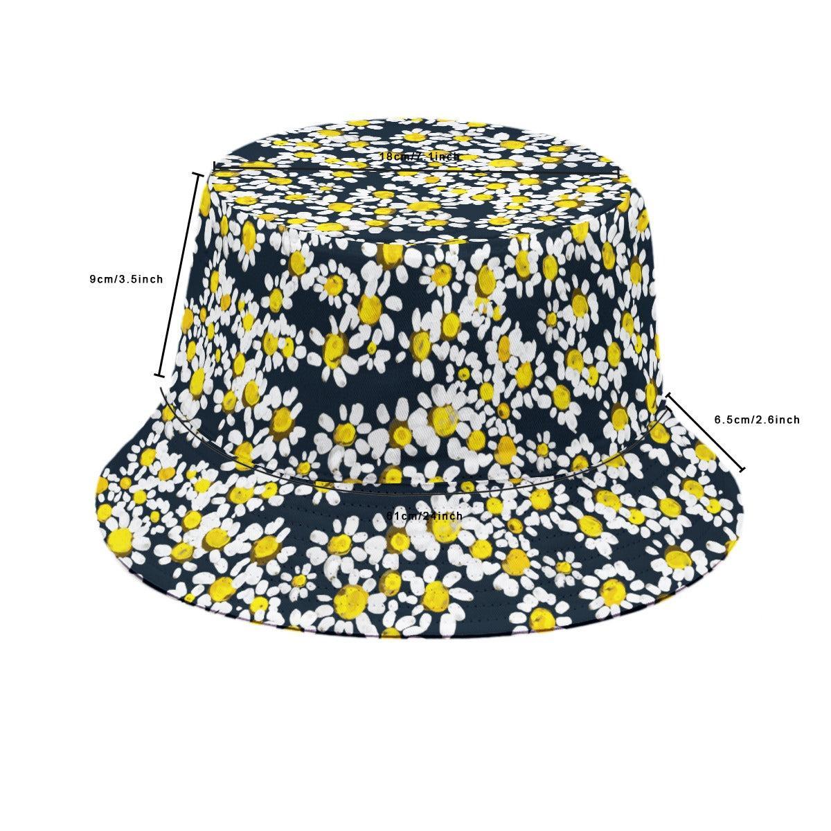 Daisies (Allover Bucket Hat)-Allover Bucket Hat-Swish Embassy