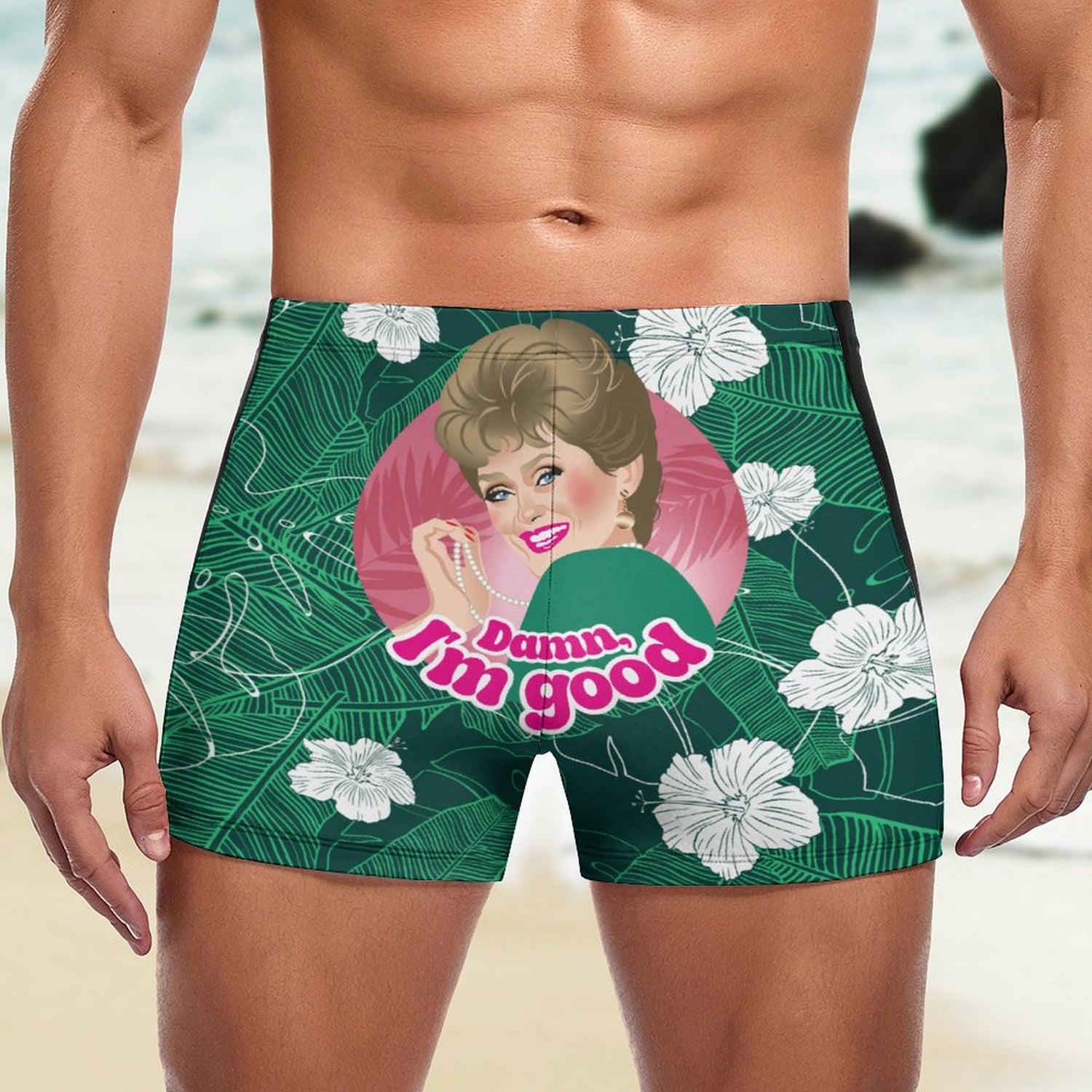 Damn I'm Good (Square Cut Trunks)-Square Cut Trunks-Swish Embassy