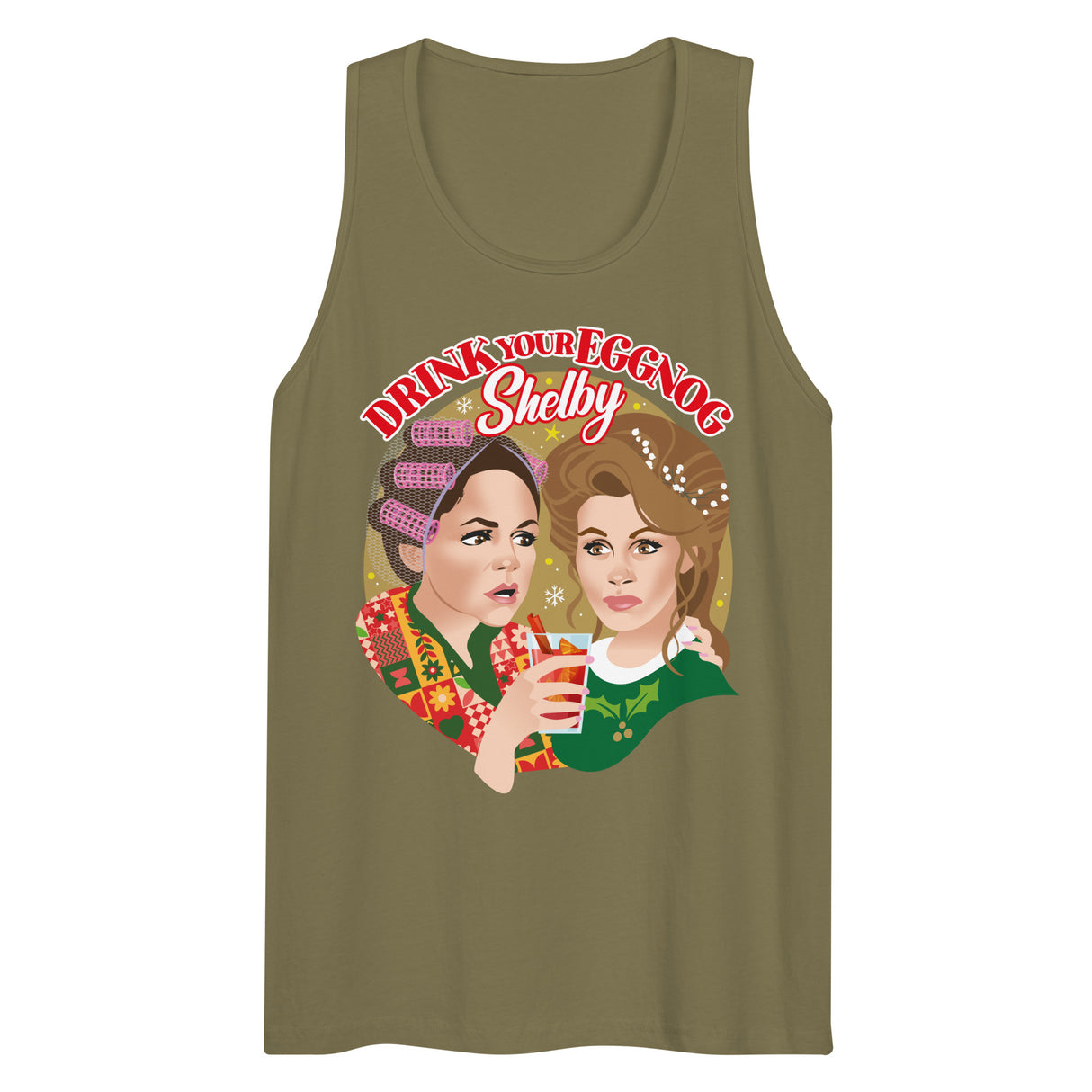 Drink Your Eggnog Shelby (Tank Top)-Tank Top-Swish Embassy