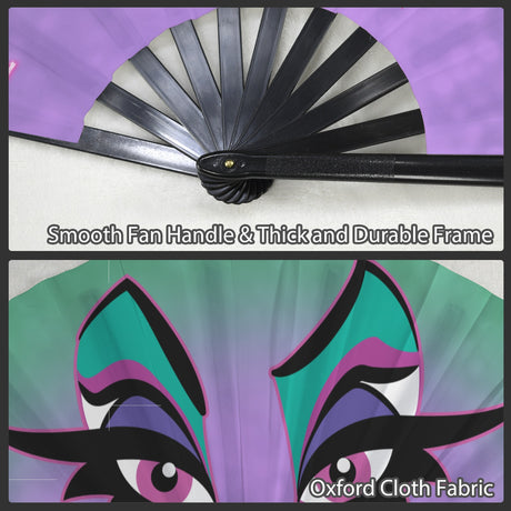 Dyna Bolical Eyes Folding Clack Fan-Folding Fans-Swish Embassy