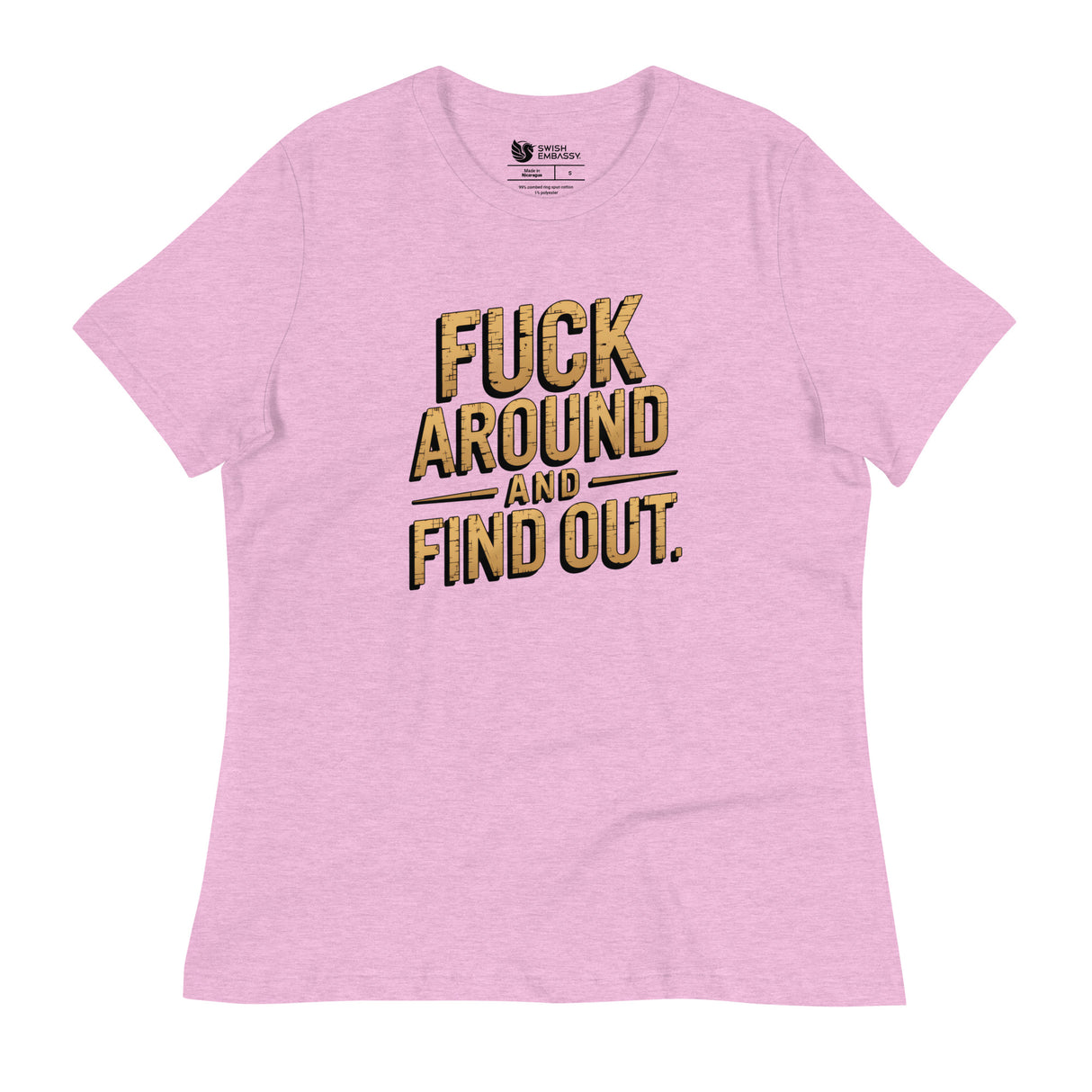 FAFO (Women's Relaxed T-Shirt)-Women's T-Shirts-Swish Embassy