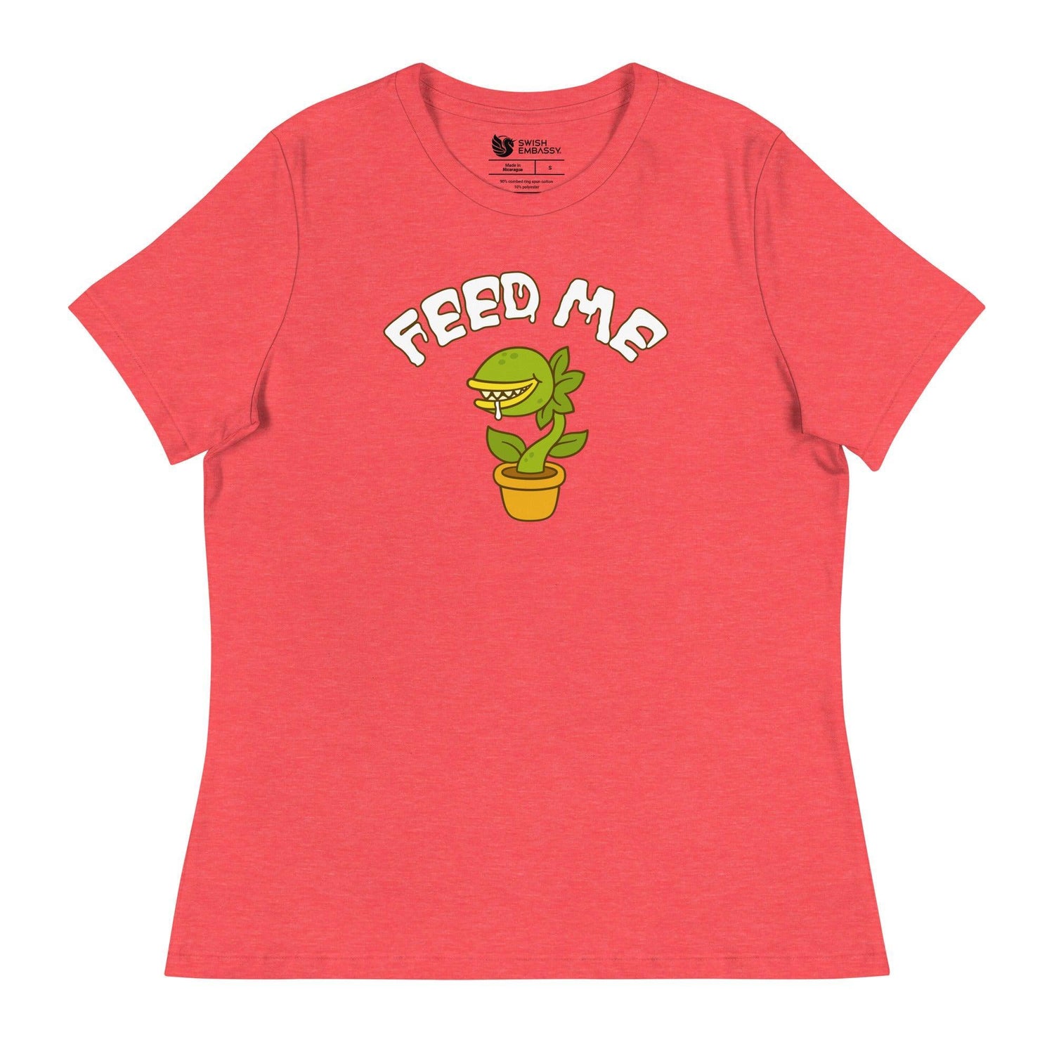 Feed Me (Women's Relaxed T-Shirt)-Women's T-Shirts-Swish Embassy