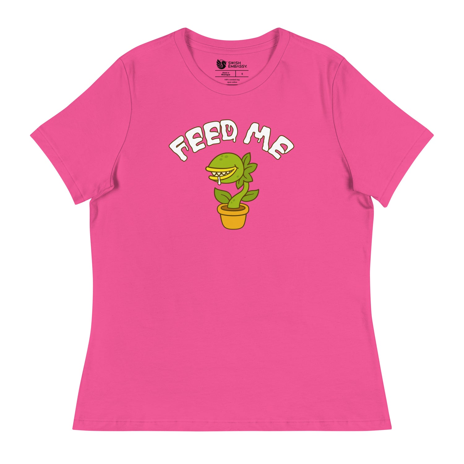 Feed Me (Women's Relaxed T-Shirt)-Women's T-Shirts-Swish Embassy