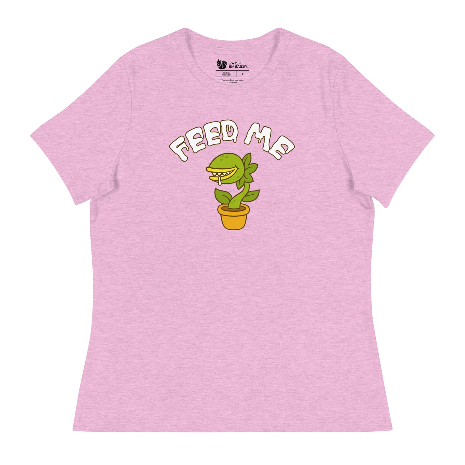 Feed Me (Women's Relaxed T-Shirt)-Women's T-Shirts-Swish Embassy