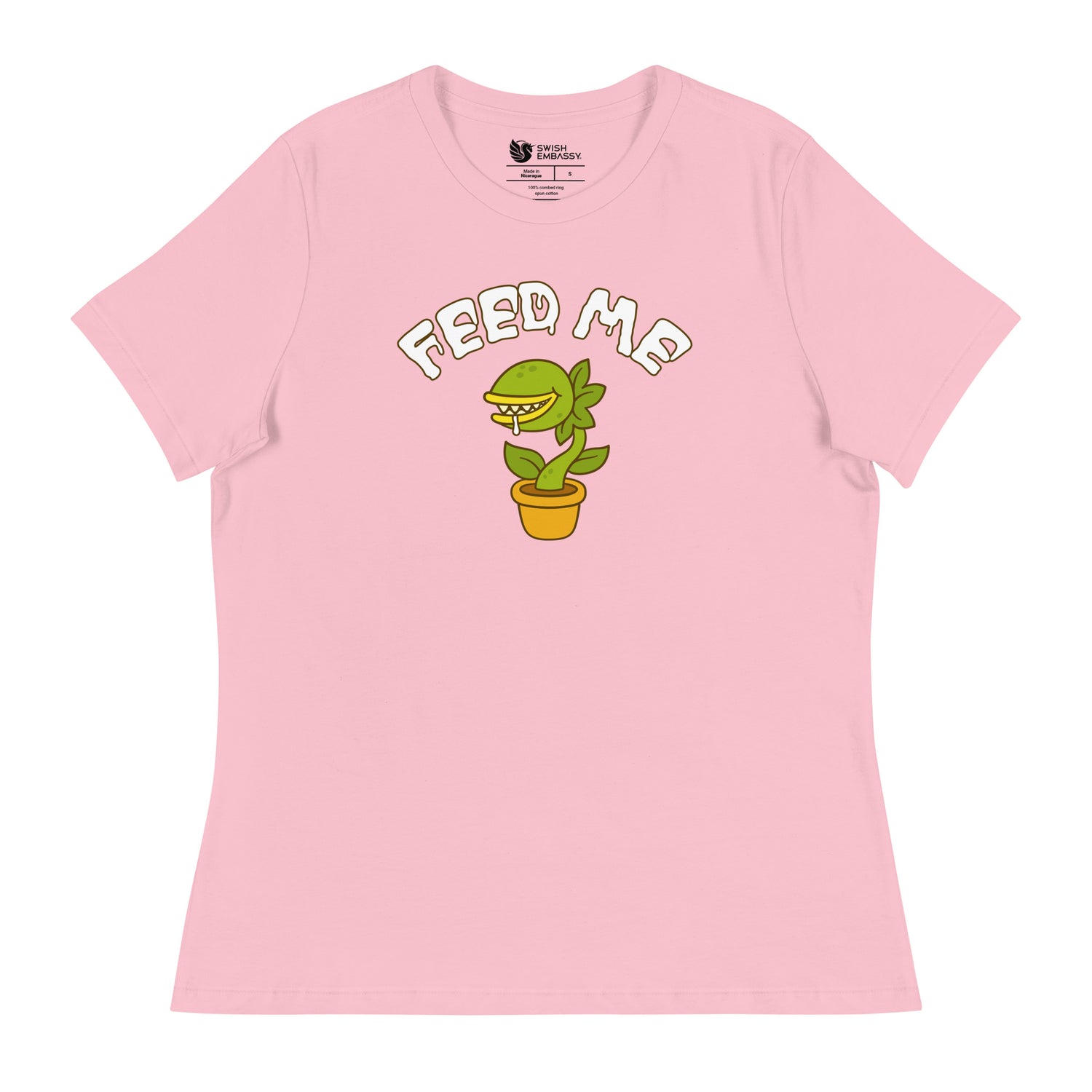 Feed Me (Women's Relaxed T-Shirt)-Women's T-Shirts-Swish Embassy