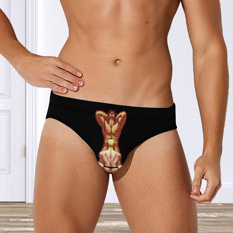 Finish Him (Swim Briefs)-Swim Briefs-Swish Embassy