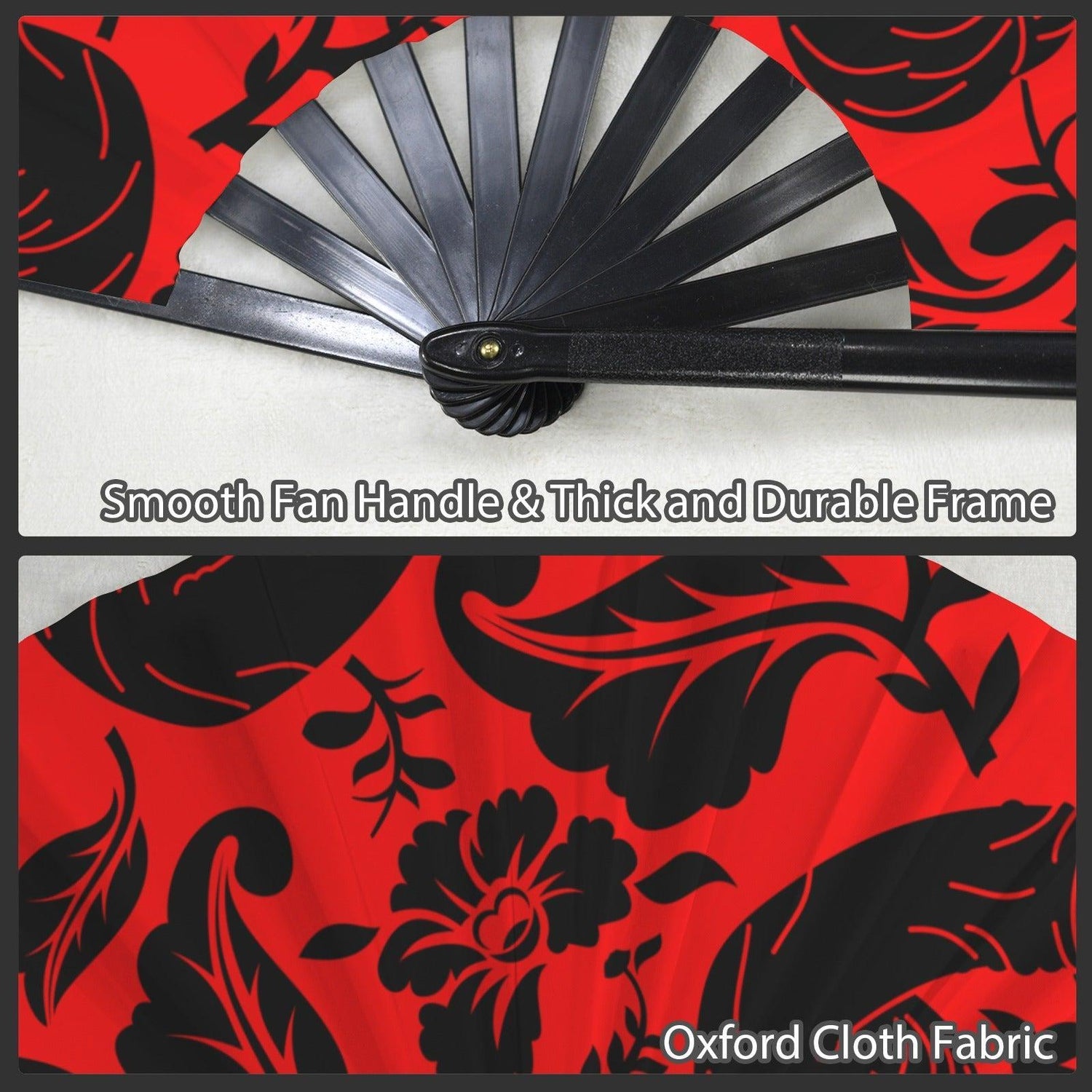 Floral Pecker (Folding Clack Fan)-Folding Fans-Swish Embassy
