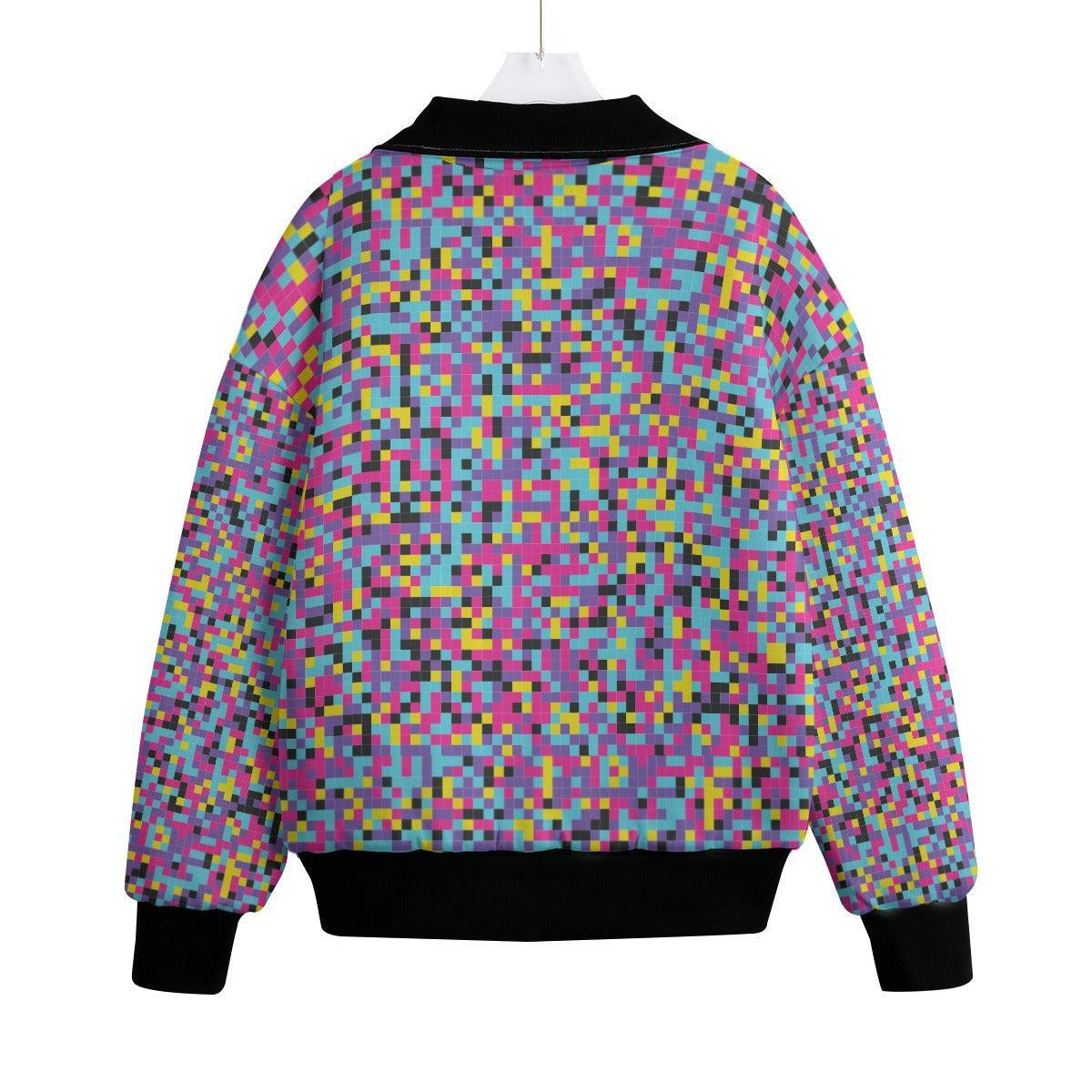 Glitch Candy (Fleece Jacket)-Fleece Jacket-Swish Embassy