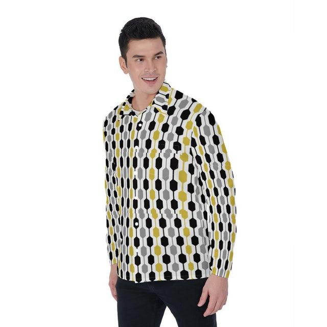 Groovy (Long Sleeve Button Shirt)-Long Sleeve Button Shirts-Swish Embassy