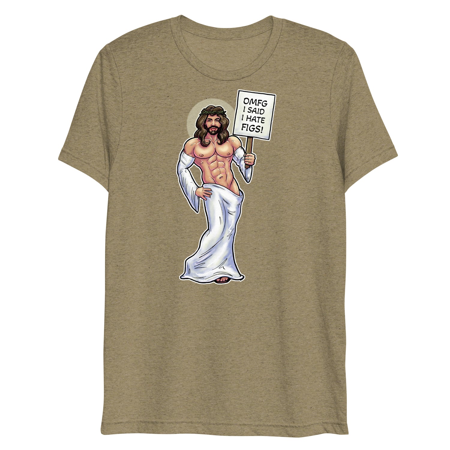 Hates Figs (Triblend)-Triblend T-Shirt-Swish Embassy