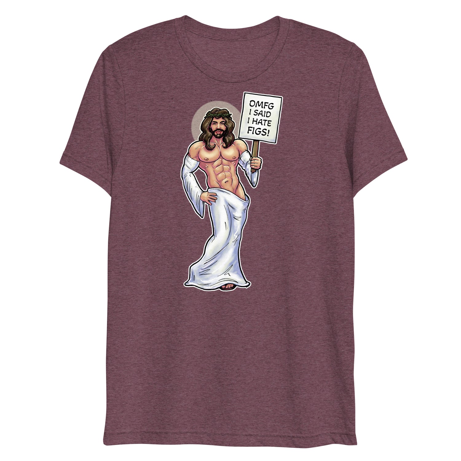 Hates Figs (Triblend)-Triblend T-Shirt-Swish Embassy