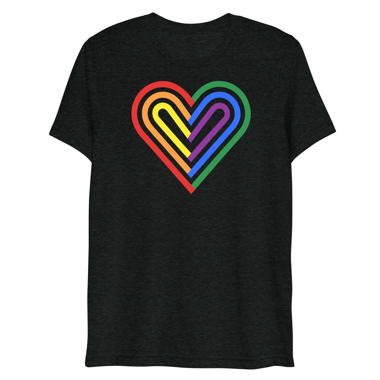 Heart On (Triblend)-Triblend T-Shirt-Swish Embassy