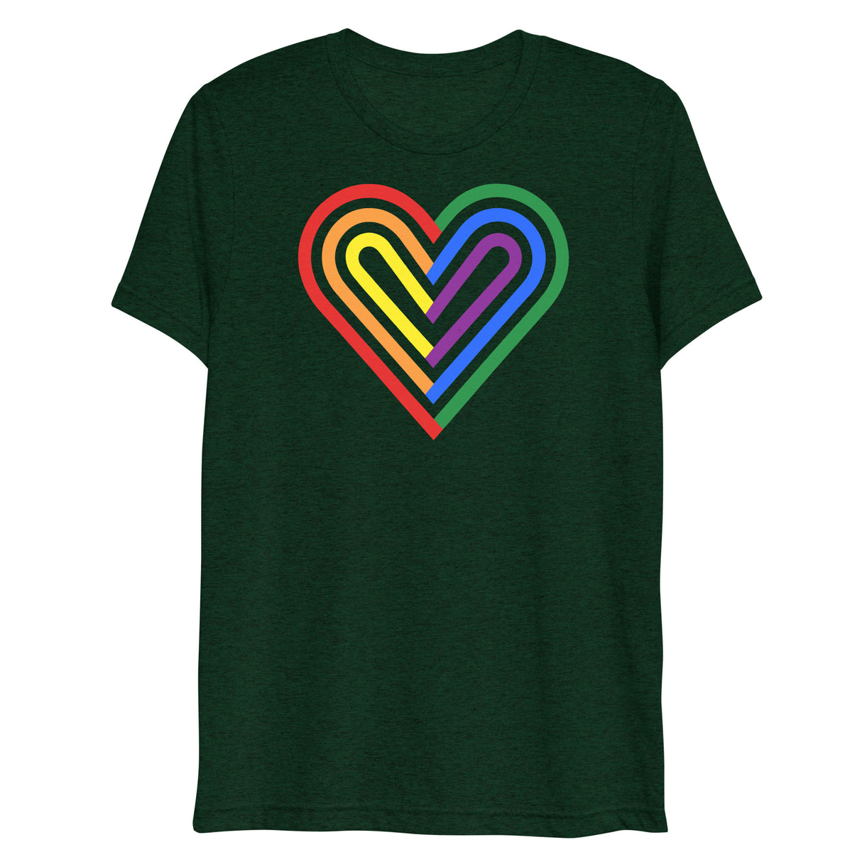 Heart On (Triblend)-Triblend T-Shirt-Swish Embassy