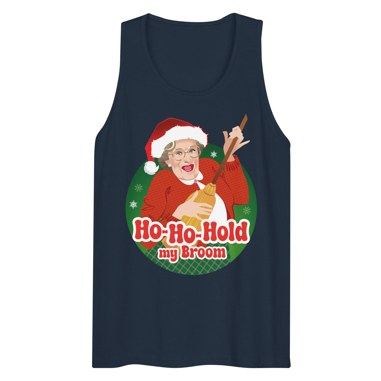 Ho Ho Hold My Broom (Tank top)-Tank Top-Swish Embassy