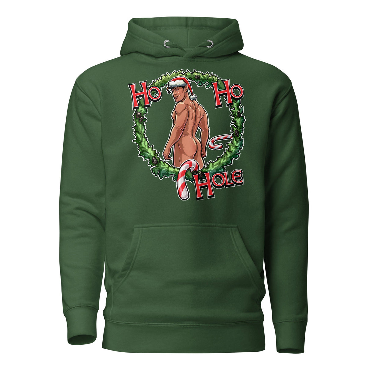 Ho Ho Hole (Hoodie)-Christmas Hoodies-Swish Embassy