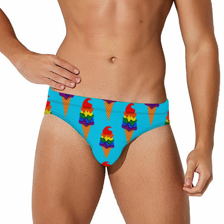 Ice Cream (Swim Briefs)-Swim Briefs-Swish Embassy