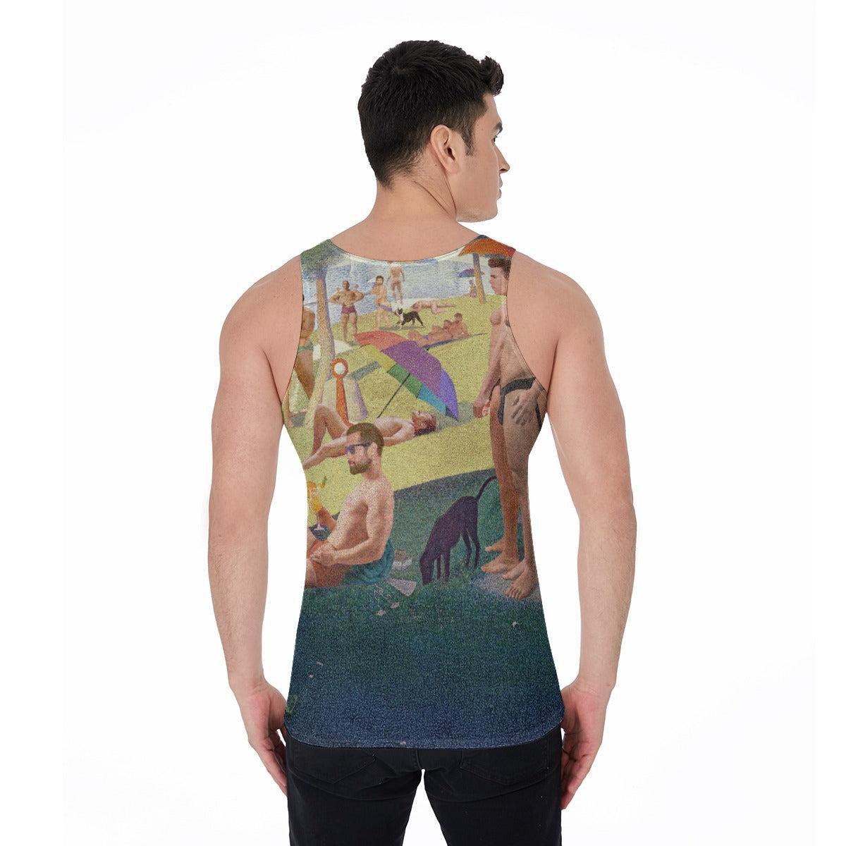 La Grande Jock (Allover Tank Top)-Allover Tank Top-Swish Embassy