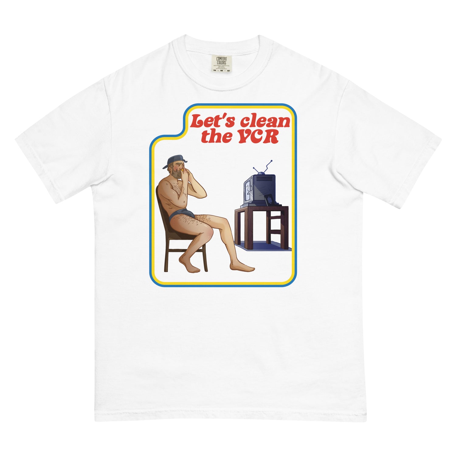 Let'S Clean The Vcr (Boxy Tee)-Boxy T-Shirt-Swish Embassy