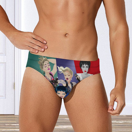 Material Girl (Swim Briefs)-Swim Briefs-Swish Embassy