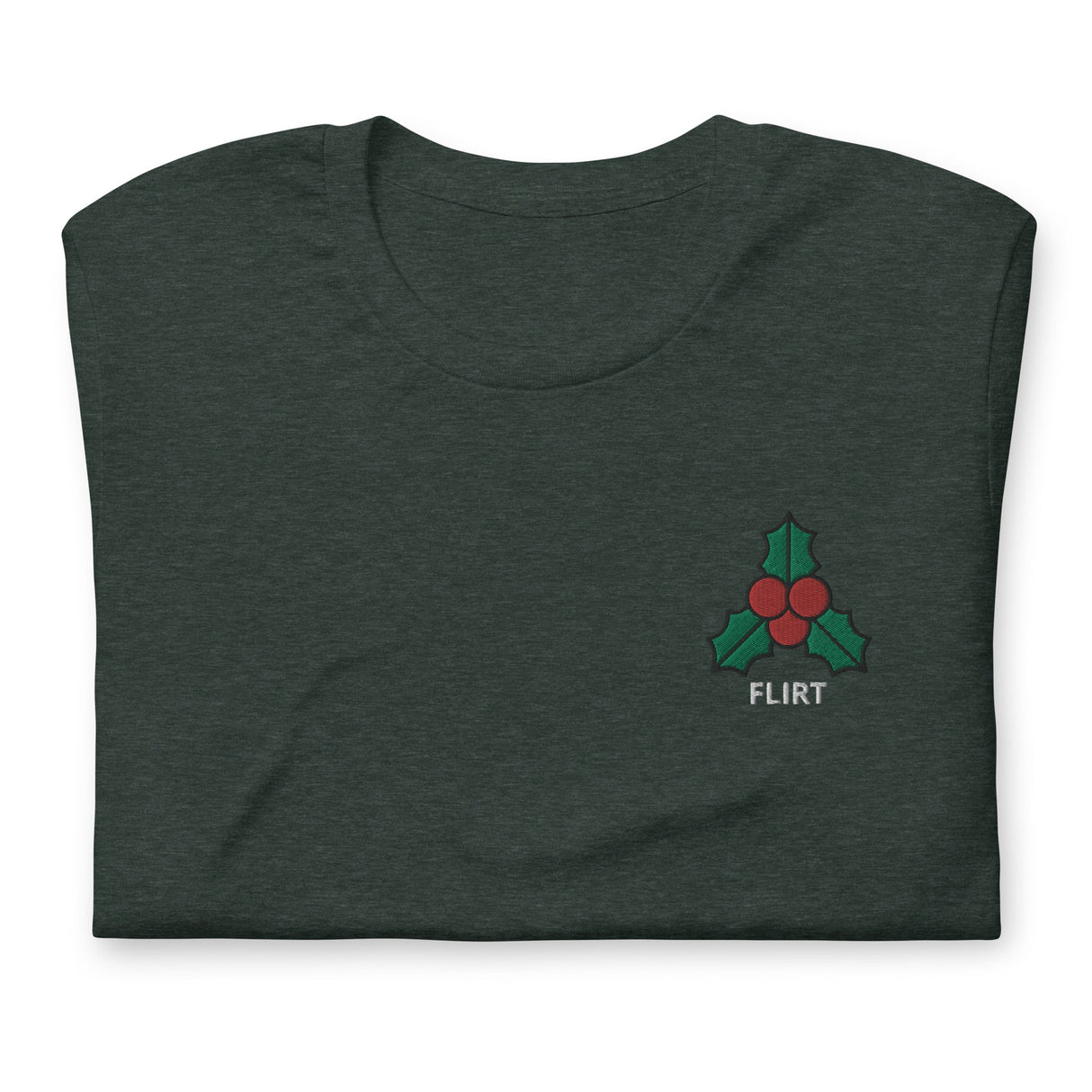 Mistletoe (Flirt)-Christmas T-Shirts-Swish Embassy