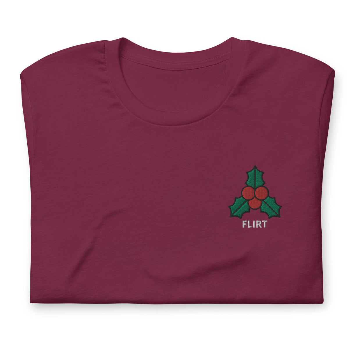 Mistletoe (Flirt)-Christmas T-Shirts-Swish Embassy