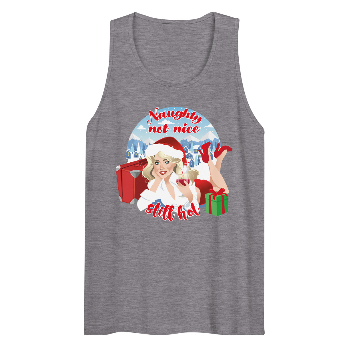 Naughty Not Nice (Tank top)-Tank Top-Swish Embassy