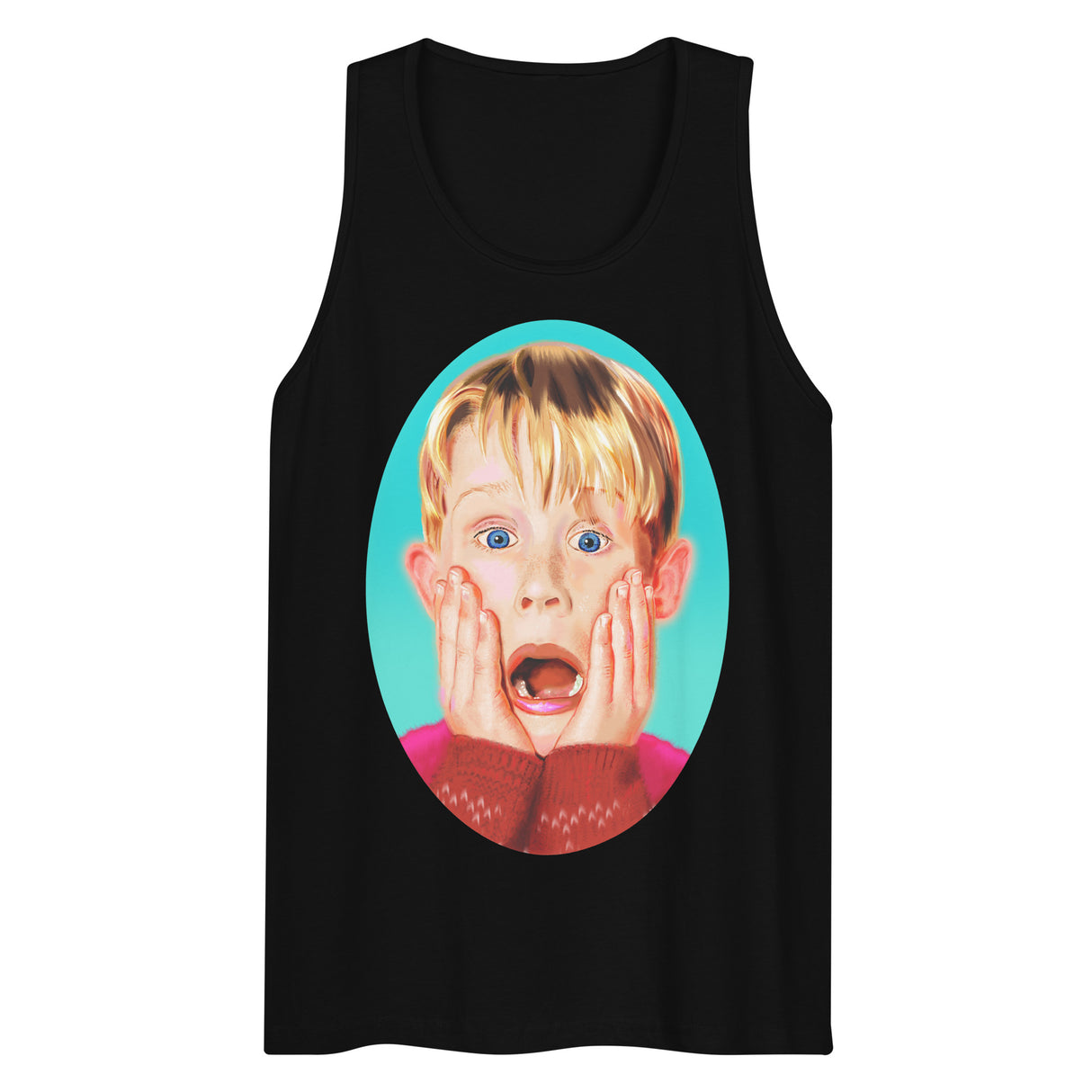 OMG (Tank top)-Christmas Tank Tops-Swish Embassy