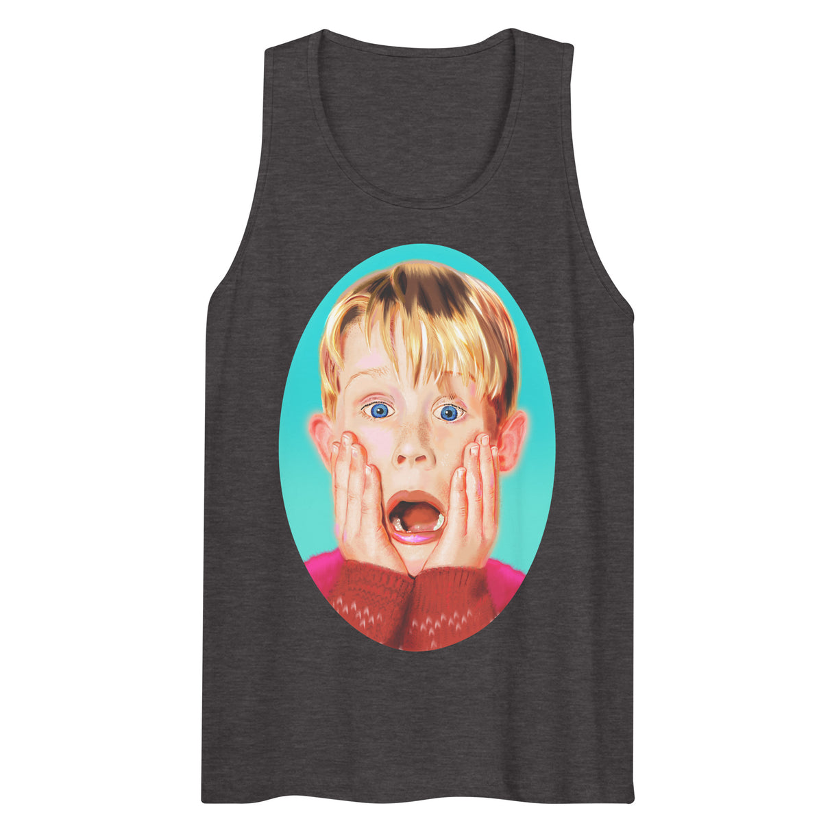 OMG (Tank top)-Christmas Tank Tops-Swish Embassy