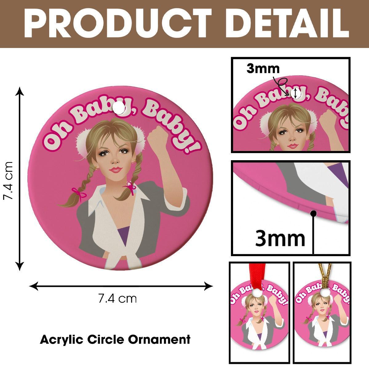 Oh Baby (Ceramic Holiday Keepsake)-Ceramic Holiday Keepsake-Swish Embassy