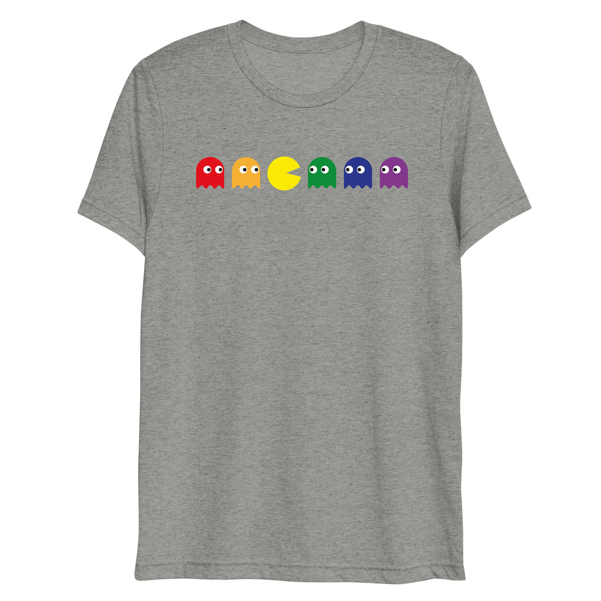 Pac Man Pride (Triblend)-Triblend T-Shirt-Swish Embassy