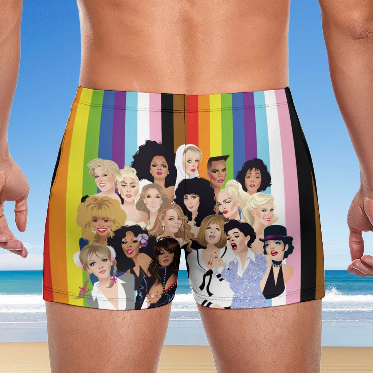Pride Divas (Square Cut Trunks)-Square Cut Trunks-Swish Embassy