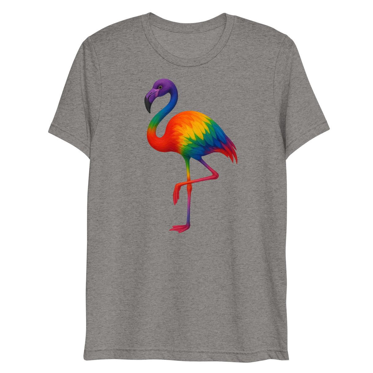 Pride Flamingo (Triblend)-Triblend T-Shirt-Swish Embassy
