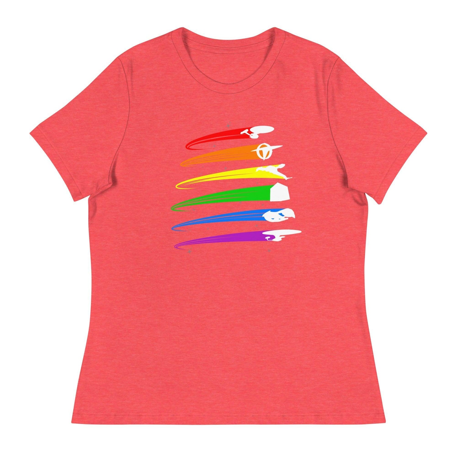 Pride Fleet (Women's Relaxed T-Shirt)-Women's T-Shirts-Swish Embassy